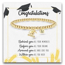 College Graduation Gift for Her, 6th Grade Graduation Gifts U Initial Best Frien