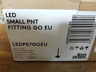 Tom Dixon kleine PNT-Leuchte goldfarben LEDP07GOEU