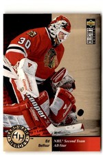 Ed Belfour 1995-96 Collector's Choice Hardware Heroes #387 Chicago Blackhawks