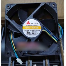 One New Y.S.TECH FD121225SB DC12V 2.3A 4-Wire PWM Cooling Fan QW