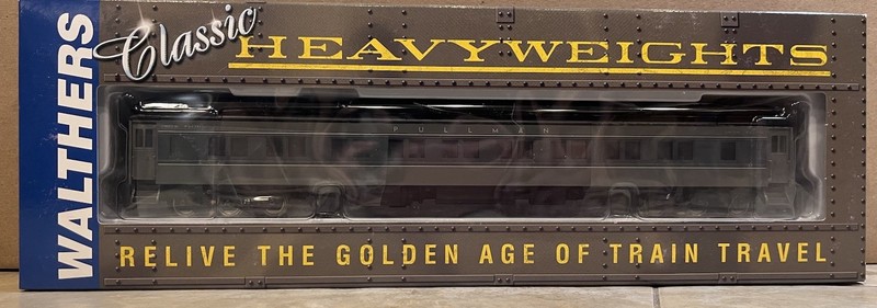 Walthers HO Pullman Heavyweight 28-1 Parlor UP Gray #932-10305 NIB