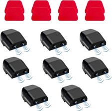 8PCS Deer Whistles for Car, Automotive Save a to 8 PCS, Black