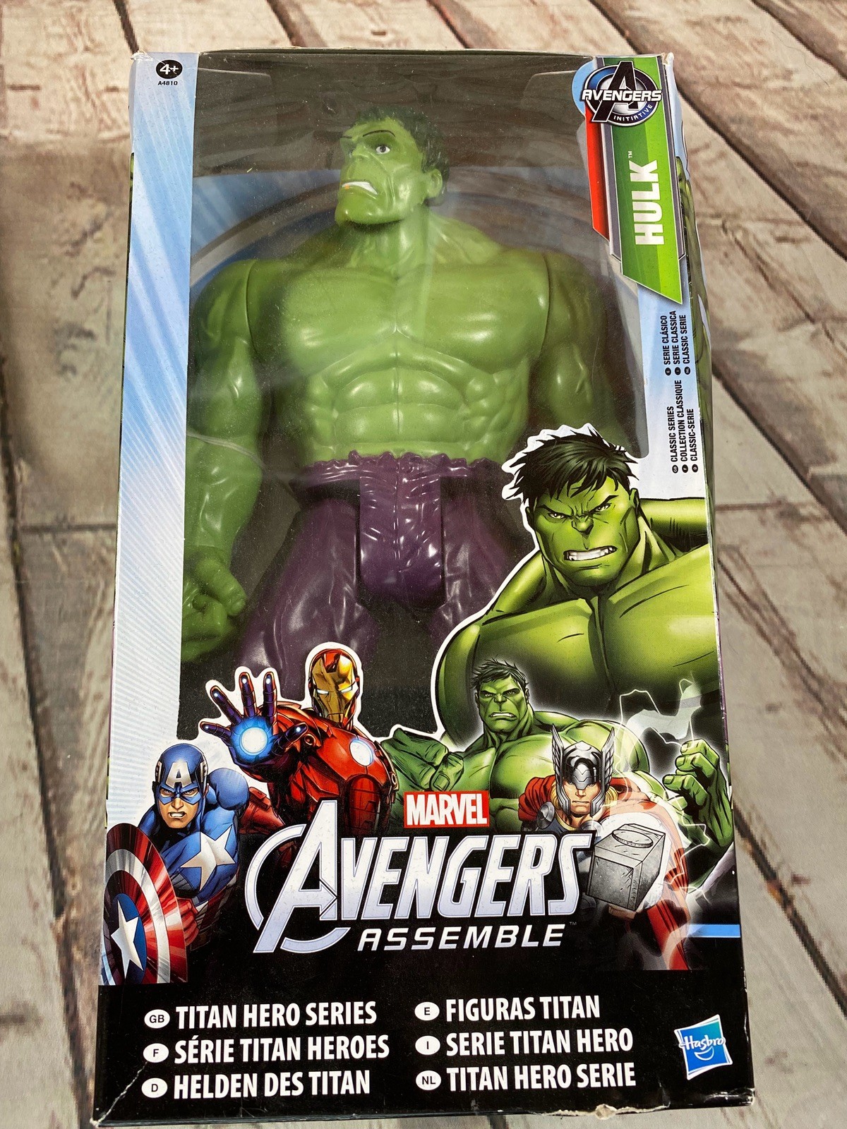 Marvel Avengers Assemble Hulk Action Figure Hasbro Titan Hero Series Boxed