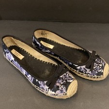 Simply Vera Vera Wang Mya Purple Espadrilles Sole Women's Shoes SZ 8.5 M