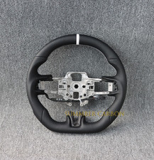 Full Leather Steering Wheel For Ford Mustang Gt Shellby S550 15-17 Wheated
