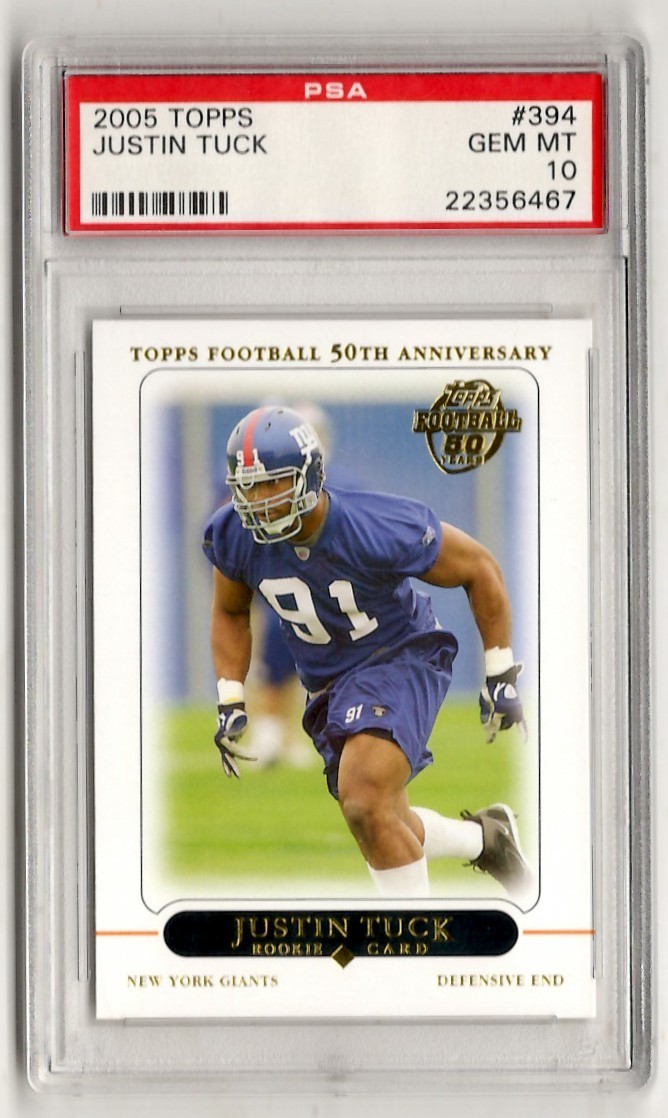 Justin Tuck Topps #394 Base
