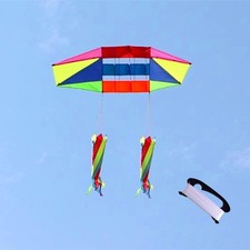 Colorful Kite Large Easy to Fly Outdoor Sport Toys for Children Kids Adults