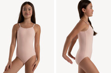 Capezio Team Basics Camisole Leotard w/ Adjustable Straps - Child - Pink Leotard