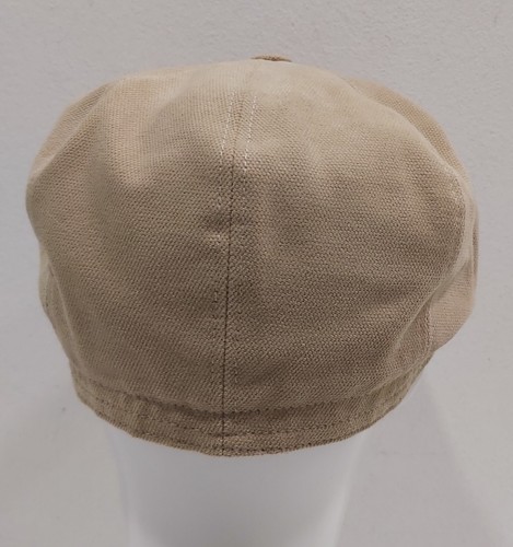 Coppola Gorra A Cuadros Beige Peaky Blinders 100% Algodón Hecho En Italia - Bild 3 von 4