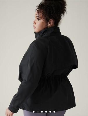 Athleta Westerly Jacket Size LT Large Tall Black #531113 | eBay