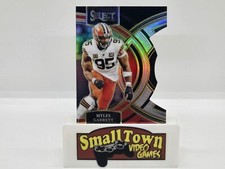 2023 Panini Select Premier Level Red & Black Prizm Die Cut #152 Myles Garrett