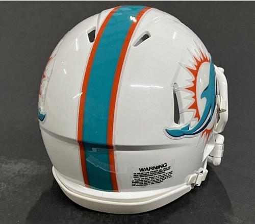 MIAMI DOLPHINS NFL RIDDELL MINI SPEED HELMET - Picture 5 of 7