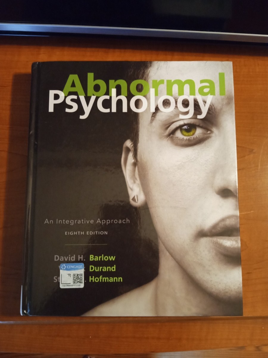 Abnormal Psychology An Integrative Approach 8th Edition