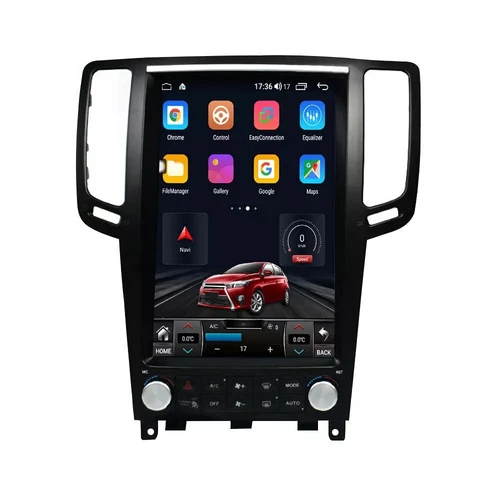 Radio GPS coche pantalla vertical Android Tesla 12,1"" para Infiniti G37 G35 07-2015 - Imagen 9 de 10