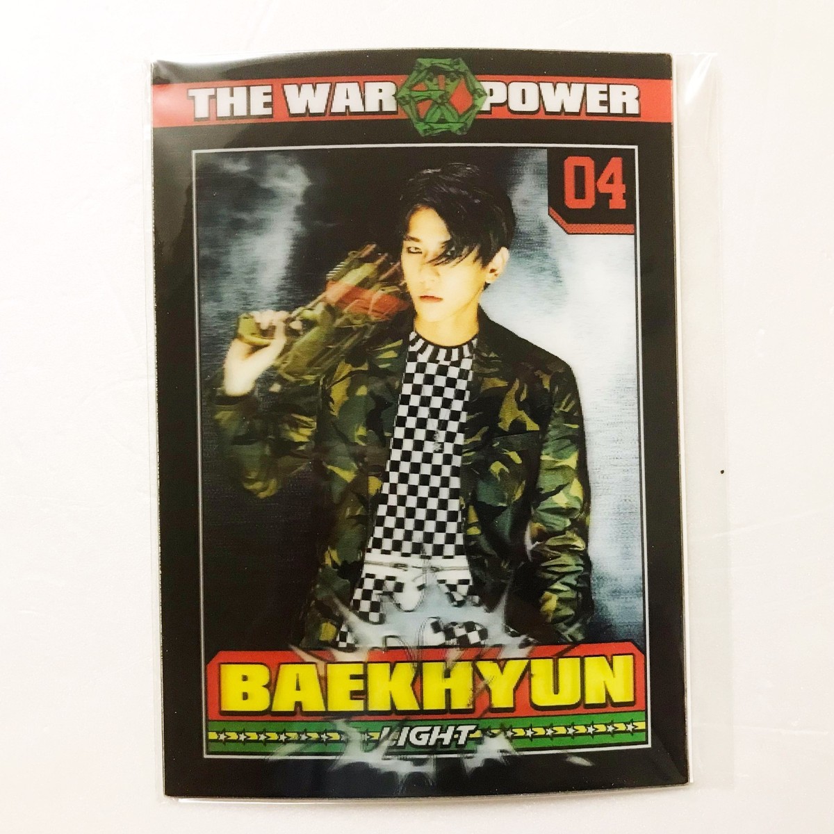 タレントカード EXO THE WAR Special Album EXO 4th Repackage Album [THE WAR The Power of Music] Korean