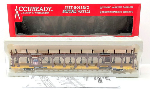 Accurail 80103 Autotransportwagen "89' Bi-Level Open Auto Rack" der UP H0 OVP | Zustand: Neu