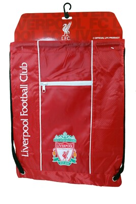 Liverpool Official Drawstring Gym Soccer Cinch Bag 04