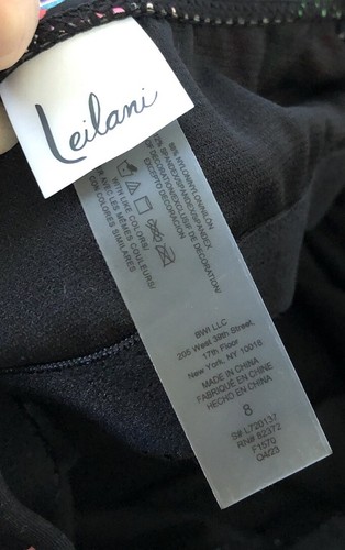 Leilani Size 8 One Piece Bathing Suit, Full Bust Support, Underwire, & Push Up - Picture 7 of 7