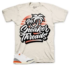 Sneaker Tees To Match Jordan 3 Georgia Peach Shoes - Sneaker Threads Palms Shirt