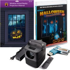 Atmosfx Digital Decoration Kits - Videos Screen Projector Included