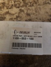 Deublin 1109-053-188 Rotary Union Pop Off
