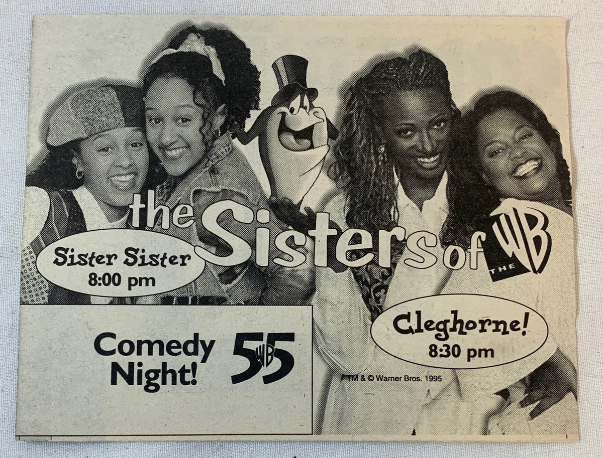 MC SISTER 1967〜1968 4冊で。 1995 WB tv ad ~ SISTER SISTER, CLEGHORNE! ~ The Sisters Of WB | eBay