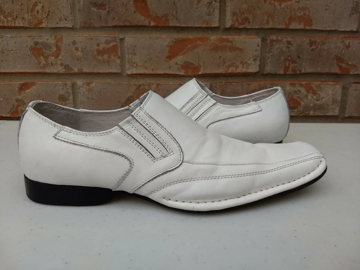 Men's aldo white dress clearance shoes