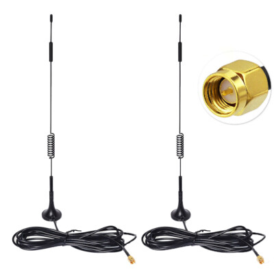 Bingfu 4G LTE Antenne 7dBi MIMO SMA-Stecker Antenne 2 St für Verizon AT&T Sprint
