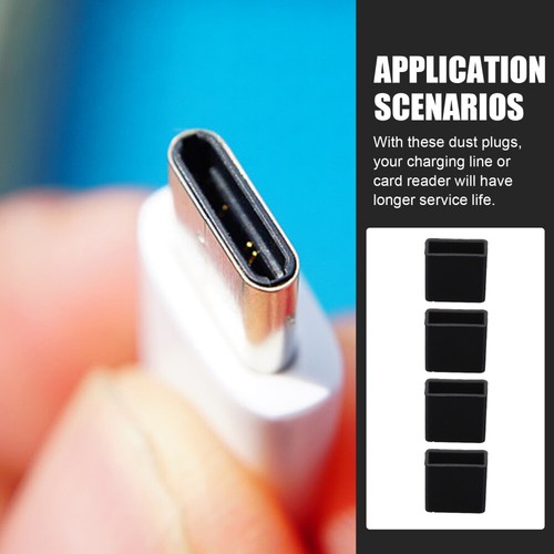 20 Pcs Silicone Cover USB Port Plug Datenleitungsschutz Computerstaubstopfen - Afbeelding 4 van 12