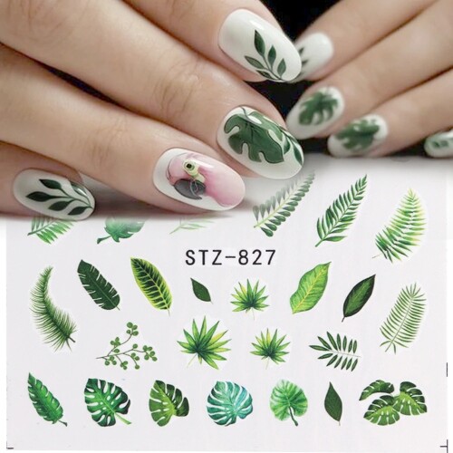 tropical nail art designs