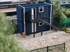 Model Railway Portable cabin - Stackable Jackleg Container Cabins OO Gauge 1:76