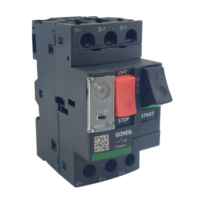 NEW DECA motor circuit breaker Manual Motor Starter Button GV2ME06 1-1.6A GV2ME