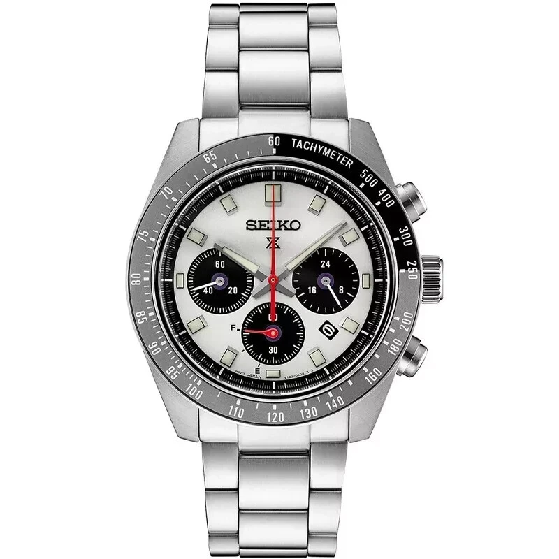 New Seiko Prospex Speedtimer Solar Chronograph Men's Watch SSC911