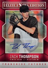 Zach Thompson autographed Baseball Card Cubs 2014 Panini Elite Extra Rookie #25
