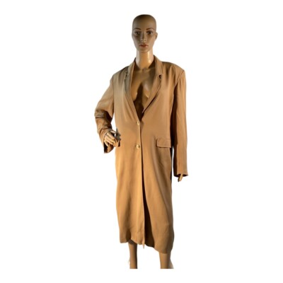 Zara Women’s Flowy Trench Coat Trench beige camel Size Small