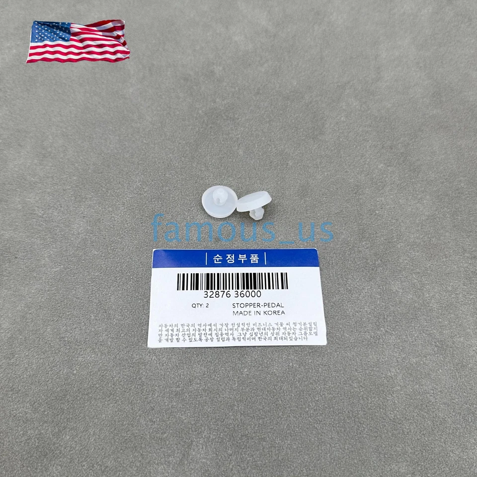 Nuevo 2X Tapón de Pedal de Freno para 3287636000 01-15 Kia Optima Sorento Sportage Soul Foto 4 de 4