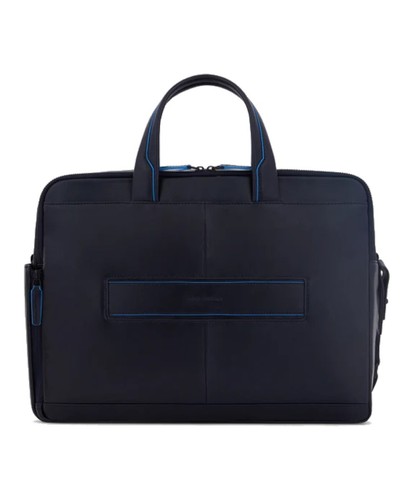 BORSA CARTELLA UOMO PIQUADRO CA6026B2V PELLE BLU ORIGINALE AI 2024 - Picture 3 of 3