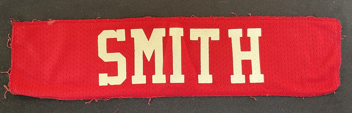 1980s RB Timmy Smith Washington Redskins Game Worn Jersey Name