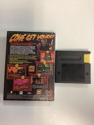 Vtg Sega Genesis Shaq-Fu Video Game 90s arcade Shaquille O'Neal TESTED W/Manual