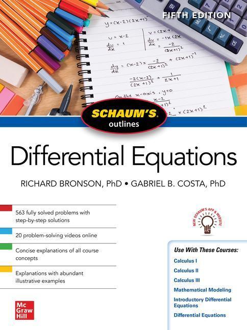 Thumbnail - Schaum's Outline Of Differential Equations | Richard Bronson, Gabriel