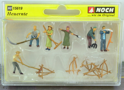 NOCH 15619 Hay Harvest Farm Figures HO Scale 1:87