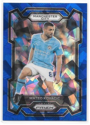 Mateo Kovacic (Manchester City) Blue Ice /75 Panini Prizm Premier League 23-24