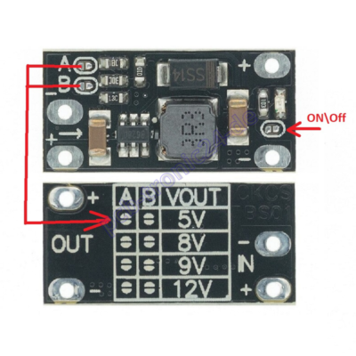 Youmile 5 Stück DC-DC Step Up Boost Power Converter 2V-24V auf 5V-28V 2A einstellbares Youmile 5 Stück DC-DC Step Up Boost Power Converter 2V-24V auf 5V-28V 2A einstellbares