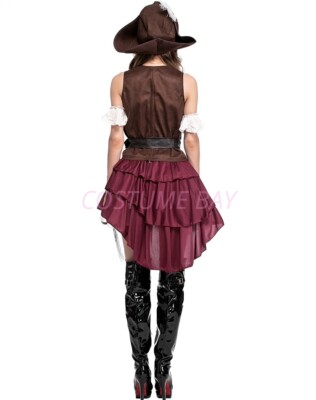 Verified Supplier Women Pirate Costume Non-Woven Fabric Material