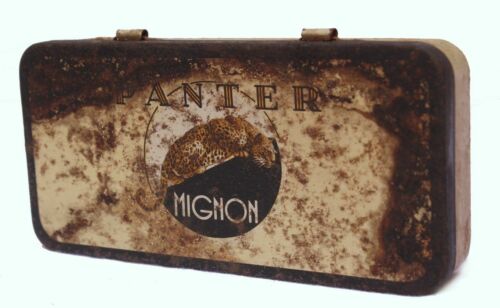 Old Vintage Unique Panter MIgnon Made In Holland Sigaren N2 4052 Blechdose... - Bild 1 von 9