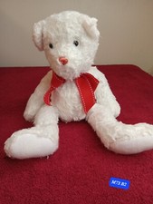 teddy bear stuffed animal White 13" Inc