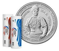 2025 P&D Ida B Wells American Women Quarter 2 Coin Set
