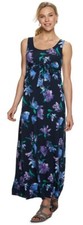 NWT Womens Maternity Maxi Dress Size Small Medium 4 6 8 10 12 Floral Long a:glow