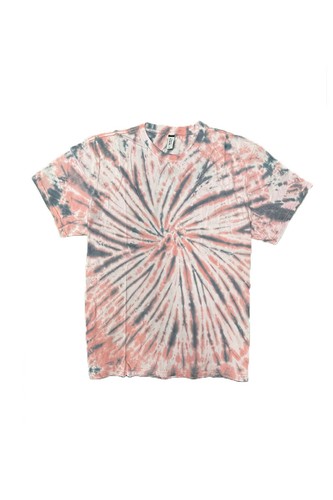 Tie Dye Mens Unisex Cotton T-Shirt Blank Tye Dyed Tee Spiral Tee - Picture 24 of 24
