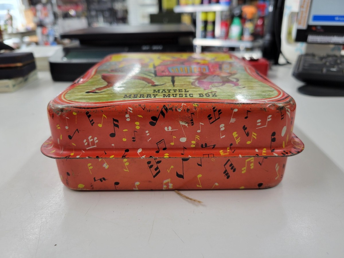 Vintage Multicolored Mattel Merry Music Box Stock #501 Los Angeles